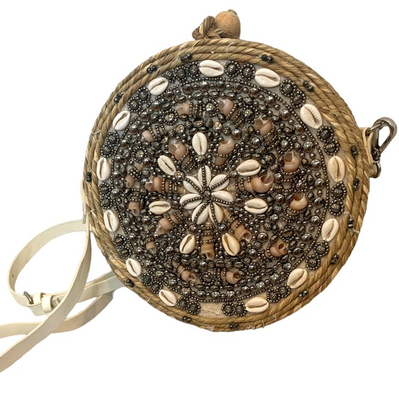 Zara Circle Embellished Crossbody Bag - Picture 9 of 11